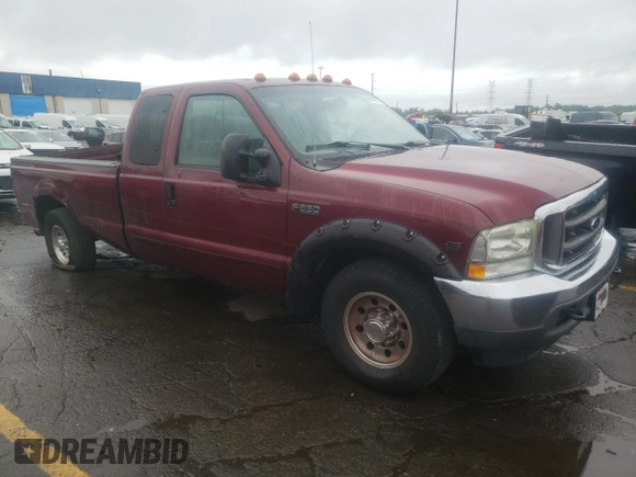 2004 Ford Super Duty F-250 XL with VIN 1FTNX20S84EA85791, listed as a Copart auction lot 66114974 with 223,674 mi miles and Salvage Title. Bid and sale history available at carsss.com. Image 4.