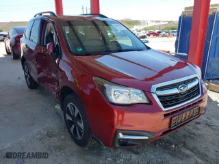 2018 Subaru Forester Premium with VIN JF2SJAEC6JH408179, listed as a IAAI auction lot 42007138 with 85,887 mi miles. Bid and sale history available at carsss.com. Image 1.