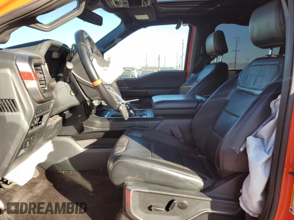 2021 Ford F-150 Raptor with VIN 1FTFW1RG0MFC28419, listed as a Copart auction lot 88366665 with 42,457 mi miles and Salvage Title. Bid and sale history available at carsss.com. Image 7.