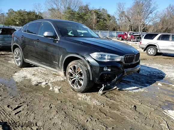 2016 BMW X6 xDrive50i with VIN 5UXKU6C55G0R34221, listed as a Copart auction lot 88575035 with 109,975 mi miles and Salvage Title. Bid and sale history available at carsss.com. Image 11.