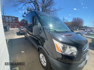 2015 Ford Transit Cargo with VIN 1FTNR2CMXFKA85769, listed as a Copart auction lot 53966365 with 147,051 mi miles and Clean Title. Bid and sale history available at DreamBid. Image 2.
