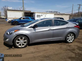 2012 Hyundai Elantra GLS with VIN KMHDH4AE7CU316094, listed as a Copart auction lot 51986305 with 89,930 mi miles and Salvage Title. Bid and sale history available at carsss.com. Image 1.