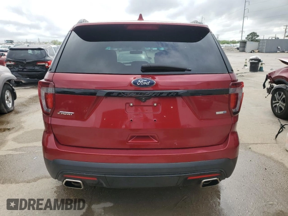 2016 Ford Explorer Sport with VIN 1FM5K8GT0GGC19651, listed as a Copart auction lot 51240465 with 139,594 mi miles and Salvage Title. Bid and sale history available at carsss.com. Image 6.