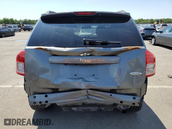 2011 Jeep Compass with VIN 1J4NT1FB6BD213942, listed as a Copart auction lot 73628384 with 133,652 mi miles and Non Repairable. Bid and sale history available at carsss.com. Image 6.