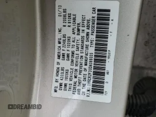 2013 Honda Accord LX z VIN 1HGCR2F30DA089005, wystawiony jako Copart lot #55867955 z przebiegiem 205 258 mil mil oraz Czysty tytuł • Clean title. Historia ofert i sprzedaży dostępna na DreamBid. Obrazek 12.