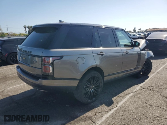 2021 Land Rover Range Rover P525 Westminster с VIN SALGS2SE1MA438693, выставлен на аукционе Copart как лот 56332455 с пробегом 41 651 миль миль и Списание • Salvage title. История ставок и продаж доступна на DreamBid. Изображение 3.