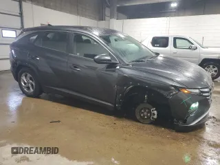 2022 Hyundai Tucson SE with VIN 5NMJACAEXNH026626, listed as a Copart auction lot 48913345 with 26,186 mi miles and Salvage Title. Bid and sale history available at carsss.com. Image 4.