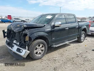 2016 Ford F-150 XLT with VIN 1FTEW1EG0GKD11992, listed as a IAAI auction lot 41815360 with 95,377 mi miles. Bid and sale history available at carsss.com. Image 18.