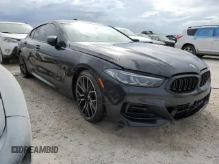 2023 BMW 8 Series 840i with VIN WBAGV2C09PCN00848, listed as a Copart auction lot 74784264 with 0 mi miles and Non Repairable. Bid and sale history available at carsss.com. Image 4.