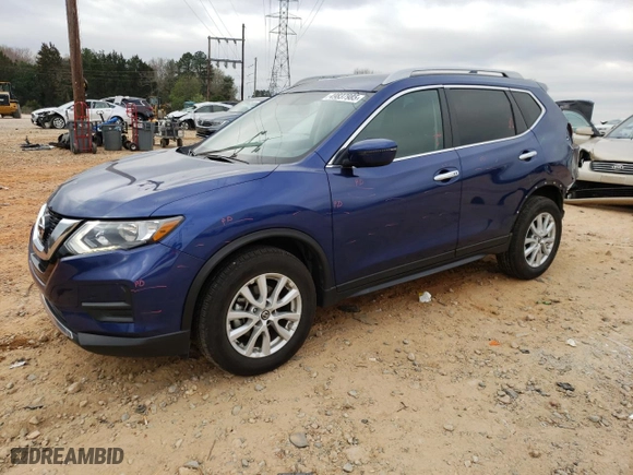 2017 Nissan Rogue SV with VIN 5N1AT2MV1HC798785, listed as a Copart auction lot 49837985 with 82,086 mi miles and Salvage Title. Bid and sale history available at carsss.com. Image 1.