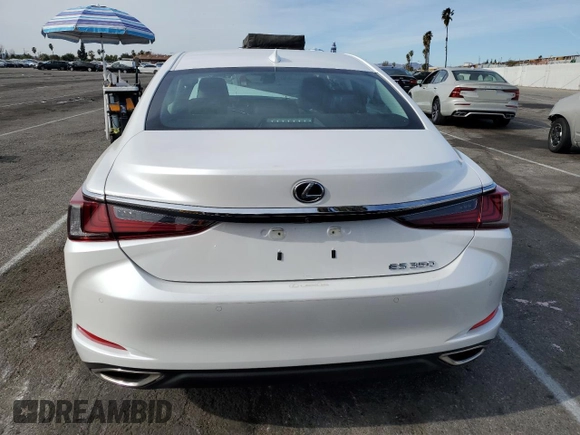 2024 Lexus ES with VIN 58ADZ1B18RU172578, listed as a Copart auction lot 42027655 with 8,339 mi miles and Salvage Title. Bid and sale history available at carsss.com. Image 6.