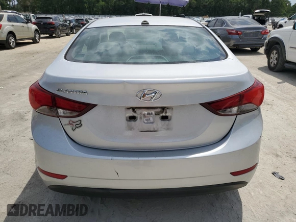 2015 Hyundai Elantra SE with VIN 5NPDH4AE6FH651267, listed as a Copart auction lot 54193205 with 111,874 mi miles and Salvage Title. Bid and sale history available at DreamBid. Image 6.