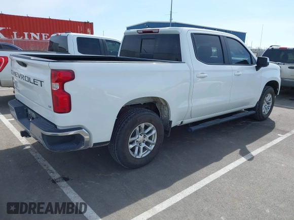2023 Chevrolet Silverado 1500 LT with VIN 2GCUDDEDXP1140242, listed as a IAAI auction lot 41707375 with 92,900 mi miles. Bid and sale history available at carsss.com. Image 4.