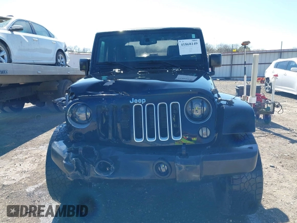 2016 Jeep Wrangler Sahara with VIN 1C4AJWBG0GL174481, listed as a IAAI auction lot 41868149 with 59,300 mi miles and . Bid and sale history available at DreamBid. Image 12.