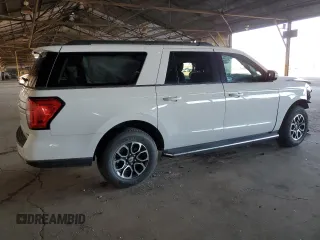 2022 Ford Expedition Max XLT z VIN 1FMJK1JT2NEA26909, wystawiony jako Copart lot #79714974 z przebiegiem 34 048 mil mil oraz Czysty tytuł • Clean title. Historia ofert i sprzedaży dostępna na DreamBid. Obrazek 3.