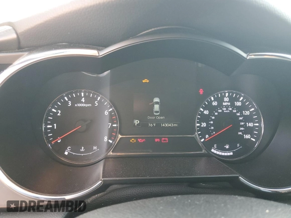 2013 Kia Optima SX with VIN 5XXGR4A68DG144821, listed as a Copart auction lot 61248385 with 143,043 mi miles and Clean title. Bid and sale history available at DreamBid. Image 9.