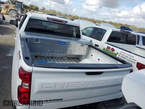 2022 Chevrolet Silverado 1500 LT with VIN 1GCPDDEK5NZ641474, listed as a Copart auction lot 77832644 with Not Provided miles and Salvage Title. Bid and sale history available at DreamBid. Image 6.