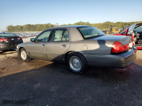 1999 Mercury Grand Marquis LS with VIN 2MEFM75W1XX681722, listed as a Copart auction lot 74398494 with 155,532 mi miles and Salvage Title. Bid and sale history available at carsss.com. Image 2.