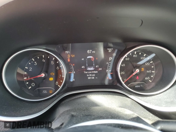 2018 Jeep Compass Limited with VIN 3C4NJCCB3JT358683, listed as a Copart auction lot 49292935 with 98,148 mi miles and Salvage Title. Bid and sale history available at carsss.com. Image 9.
