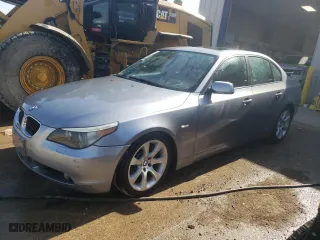 2004 BMW 5 Series 545iA with VIN WBANB33594B111453, listed as a Copart auction lot 75024864 with 99,635 mi miles and Clean Title. Bid and sale history available at carsss.com. Image 1.