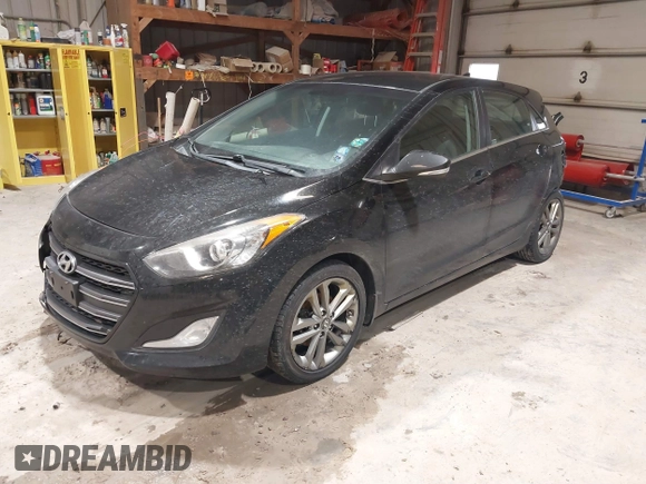 2016 Hyundai Elantra GT with VIN KMHD35LH2GU266352, listed as a IAAI auction lot 41754614 with 155,650 mi miles. Bid and sale history available at carsss.com. Image 17.