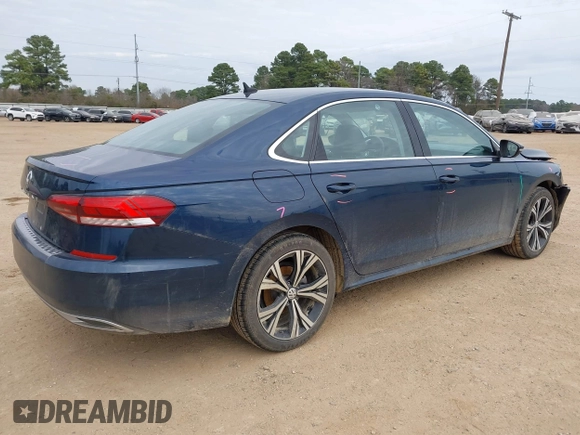 2021 Volkswagen Passat SE z VIN 1VWSA7A37MC009030, wystawiony jako IAAI lot #41172489 z przebiegiem 70 100 mil mil oraz . Historia ofert i sprzedaży dostępna na DreamBid. Obrazek 4.