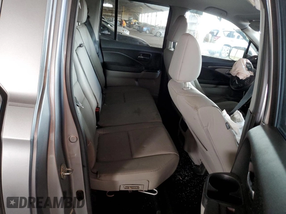 2017 Honda Ridgeline RTL-T with VIN 5FPYK2F6XHB011712, listed as a Copart auction lot 58451145 with 147,720 mi miles and Salvage title. Bid and sale history available at DreamBid. Image 10.
