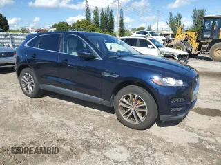 2020 Jaguar F-Pace 25t Premium with VIN SADCJ2FX8LA619250, listed as a Copart auction lot 80426684 with Not provided miles and Salvage title. Bid and sale history available at DreamBid. Image 4.