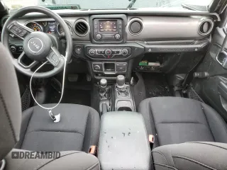 2021 Jeep Wrangler Unlimited Willys Sport with VIN 1C4HJXDN1MW679133, listed as a Copart auction lot 58345635 with 62,375 mi miles and Salvage title. Bid and sale history available at DreamBid. Image 8.