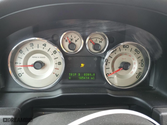 2010 Ford Edge SEL with VIN 2FMDK3JC7ABB58787, listed as a Copart auction lot 52556455 with 185,414 mi miles and Salvage Title. Bid and sale history available at carsss.com. Image 9.