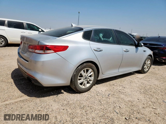 2016 Kia Optima LX with VIN 5XXGT4L39GG040072, listed as a Copart auction lot 60941715 with 116,110 mi miles and Clean title. Bid and sale history available at DreamBid. Image 3.