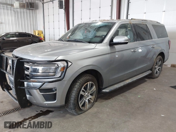 2022 Ford Expedition Max Limited with VIN 1FMJK2AT7NEA30105, listed as a IAAI auction lot 42583276 with 84,334 mi miles and . Bid and sale history available at DreamBid. Image 2.