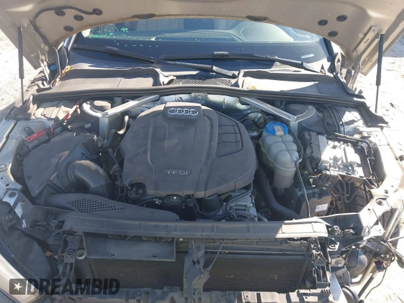 2017 Audi A4 Premium with VIN WAUGNAF4XHN014967, listed as a IAAI auction lot 41571970 with 123,627 mi miles. Bid and sale history available at carsss.com. Image 10.