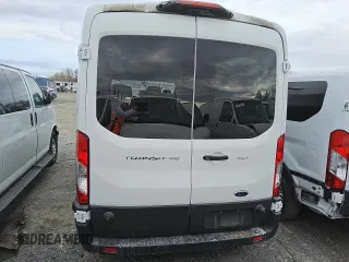 2024 Ford Transit Passenger XL with VIN 1FBAX2C84RKA73164, listed as a Copart auction lot 52085425 with 8,382 mi miles and Salvage Title. Bid and sale history available at carsss.com. Image 6.
