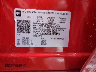 2024 GMC Terrain AT4 z VIN 3GKALYEG4RL219435, wystawiony jako Copart lot #54608085 z przebiegiem 59 572 mil mil oraz Szkoda całkowita • Salvage title. Historia ofert i sprzedaży dostępna na DreamBid. Obrazek 13.