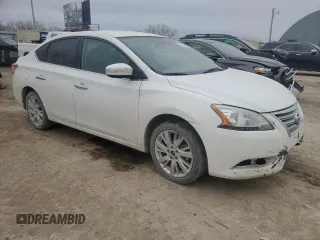 2014 Nissan Sentra SV with VIN 3N1AB7AP2EL646933, listed as a Copart auction lot 85564644 with 184,096 mi miles and Salvage Title. Bid and sale history available at DreamBid. Image 4.