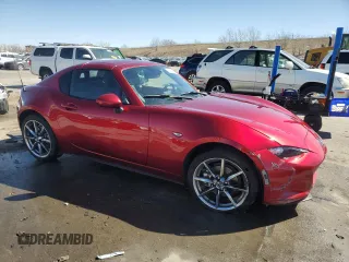 2022 Mazda MX-5 Miata Grand Touring z VIN JM1NDAM76N0508438, wystawiony jako Copart lot #49094685 z przebiegiem 19 201 mil mil oraz Szkoda całkowita • Salvage title. Historia ofert i sprzedaży dostępna na DreamBid. Obrazek 4.