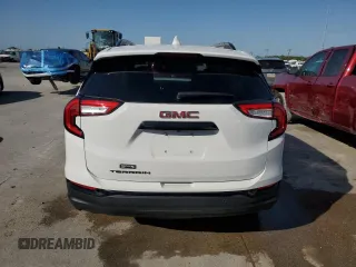 2023 GMC Terrain SLE with VIN 3GKALMEG8PL197297, listed as a Copart auction lot 53210145 with 17,664 mi miles and Salvage Title. Bid and sale history available at DreamBid. Image 6.