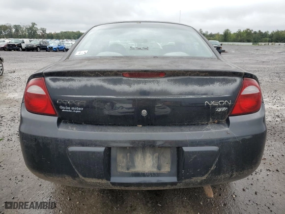 2004 Dodge Neon SXT with VIN 1B3ES56C34D639617, listed as a Copart auction lot 73036524 with 126,165 mi miles and Clean Title. Bid and sale history available at carsss.com. Image 6.