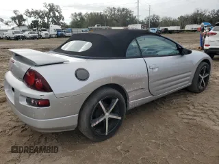2001 Mitsubishi Eclipse GS with VIN 4A3AE45G21E207560, listed as a Copart auction lot 79057054 with 204,502 mi miles and Salvage Title. Bid and sale history available at carsss.com. Image 3.