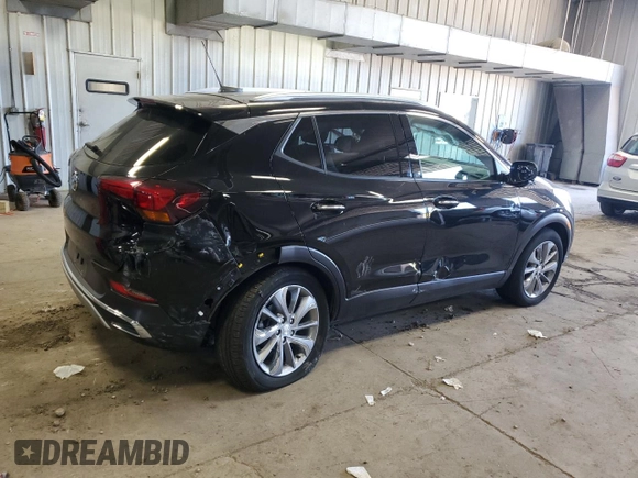 2022 Buick Encore GX Essence with VIN KL4MMFSL1NB134196, listed as a Copart auction lot 61568115 with 14,707 mi miles and Salvage title. Bid and sale history available at DreamBid. Image 3.