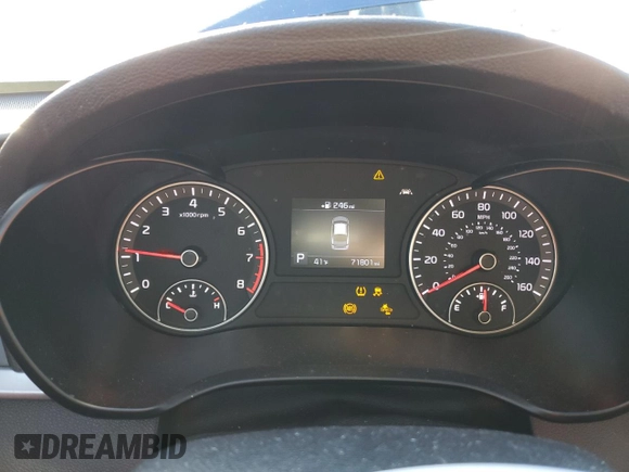 2019 Kia Optima LX with VIN 5XXGT4L36KG312828, listed as a Copart auction lot 41374215 with 71,801 mi miles and Salvage Title. Bid and sale history available at carsss.com. Image 9.