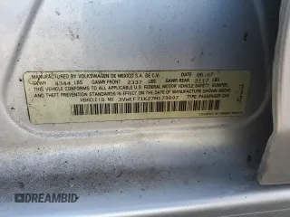 2007 Volkswagen Jetta Wolfsburg Edition с VIN 3VWEF71K27M173097, выставлен на аукционе Copart как лот 67212094 с пробегом 112 291 миль миль и Чистый • Clean title. История ставок и продаж доступна на DreamBid. Изображение 13.