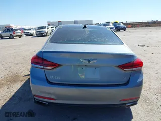 2015 Hyundai Genesis 3.8L with VIN KMHGN4JEXFU046126, listed as a IAAI auction lot 41773732 with 1 mi miles. Bid and sale history available at carsss.com. Image 15.