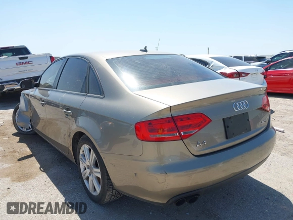 2010 Audi A4 Premium с VIN WAUAFAFL4AN026984, выставлен на аукционе IAAI как лот 41995634 с пробегом 121 440 миль миль и . История ставок и продаж доступна на DreamBid. Изображение 3.