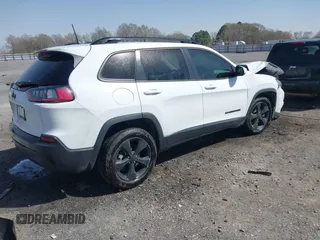 2021 Jeep Cherokee Altitude with VIN 1C4PJLLB1MD180422, listed as a IAAI auction lot 41830952 with 73,839 mi miles. Bid and sale history available at carsss.com. Image 4.