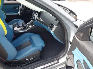 2024 BMW M3 Competition xDrive with VIN WBS43AY03RFS40486, listed as a IAAI auction lot 42537934 with 23,973 mi miles and . Bid and sale history available at DreamBid. Image 5.
