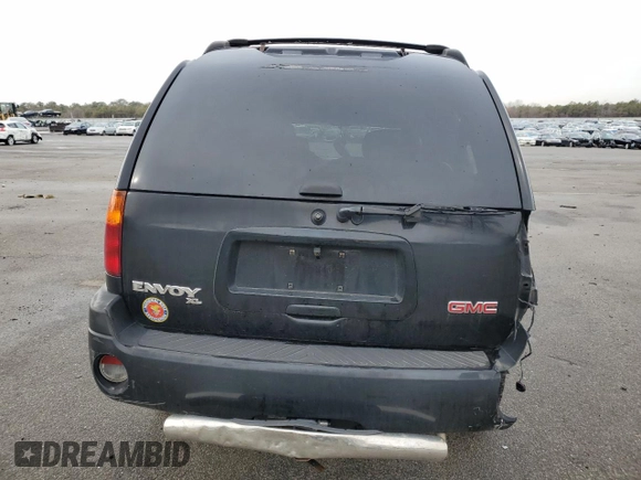 2004 GMC Envoy XL SLE with VIN 1GKET16S946117515, listed as a Copart auction lot 43554475 with 0 mi miles and Salvage Title. Bid and sale history available at carsss.com. Image 6.