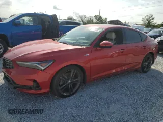 2023 Acura Integra w/A-Spec Technology Package with VIN 19UDE4H6XPA014741, listed as a Copart auction lot 49502565 with 0 mi miles and Non Repairable. Bid and sale history available at carsss.com. Image 1.