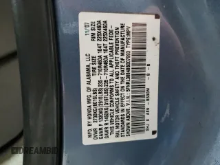 2008 Honda Odyssey Touring with VIN 5FNRL38848B007993, listed as a Copart auction lot 78026214 with 214,063 mi miles and Salvage Title. Bid and sale history available at carsss.com. Image 13.